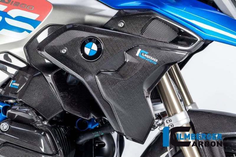 ILMBERGER / イルムバーガーカーボンパーツ エアーチューブ 右側 コンプリート フラップ付属 BMW R 1200 GS '17 | WKR.002.GS17L.K