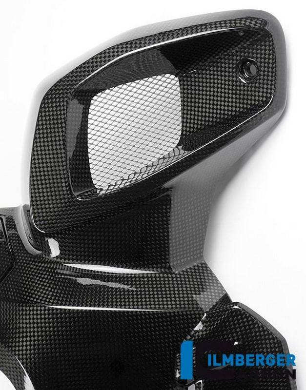 ILMBERGER / イルムバーガーカーボンパーツ エアチューブ 右側 (アッパーウォータークーラーカバー) - BMW R 1200 GS Adventure (LC) | WKR.002.GS