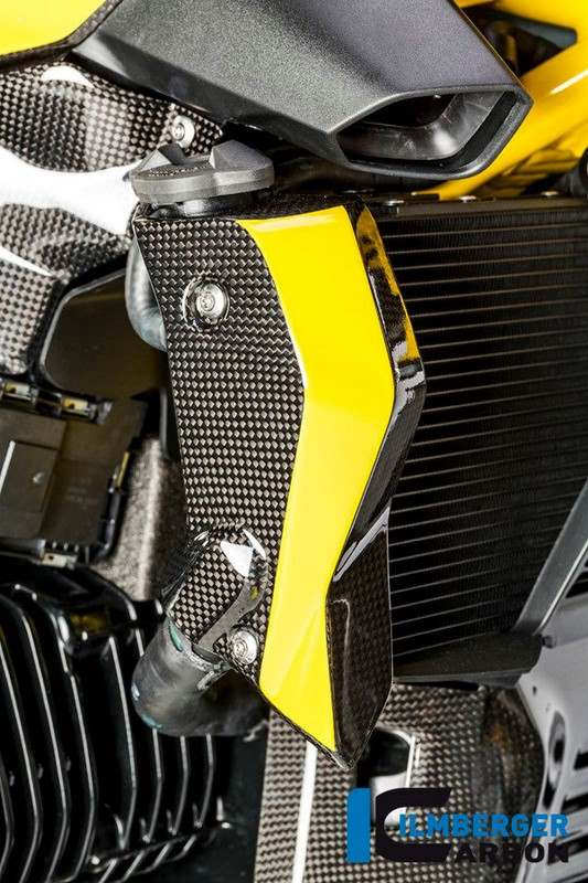 ILMBERGER / イルムバーガーカーボンパーツ ウォータークーラーカバー 右側 - BMW R 1200 R (LC) | WKR.009.R12RL.K