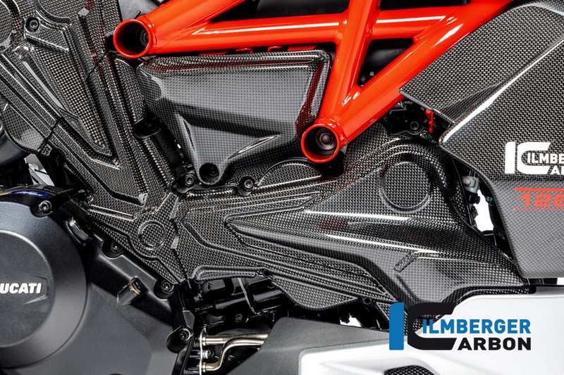 Ilmberger / イルムバーガーカーボンパーツ カムベルトカバー ホリゾンタルシリンダー グロス Diavel 19- | ZAH.011.DI19G.K