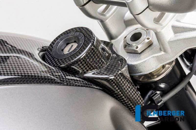 ILMBERGER / イルムバーガーカーボンパーツ イグニションロックカバー - BMW R NINE T Scrambler | ZSA.015.SCR16.K