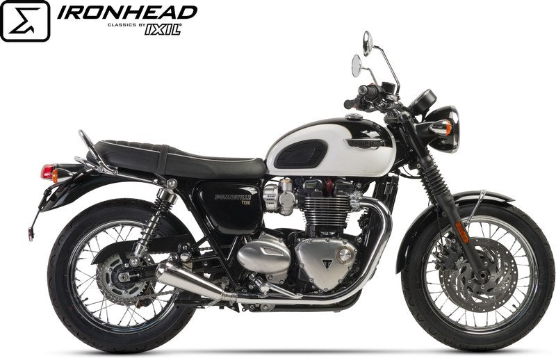 IXIL / イクシル Slip On Exhaust (Right Muffler) - Ironhead Conical Matt Inox | OT 462 SS