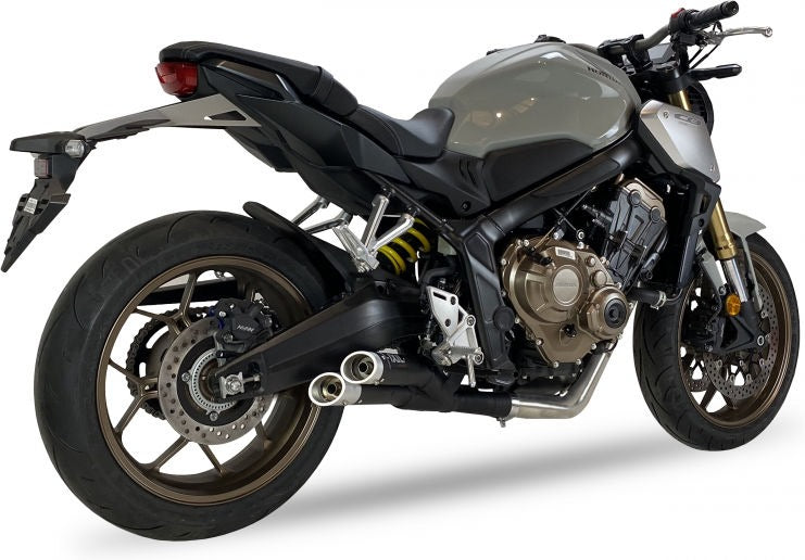 IXIL / イクシル FULL SYSTEM MUFFLER - DUAL HYPERLOW BLACK XL EU HOMOLOGATED | XH6342XB