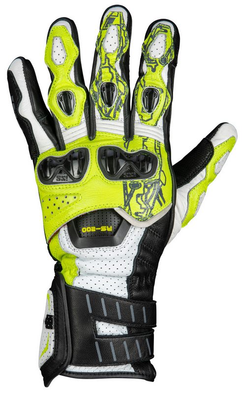 IXS / イクス Sport Glove Rs-200 3.0 White-Neon Yellow-Black | X40462-153