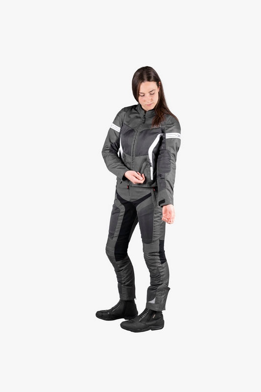IXS / イクス Sport Women'S Jacket Trigonis-Air Darkgrey-Grey-White | X51064-991