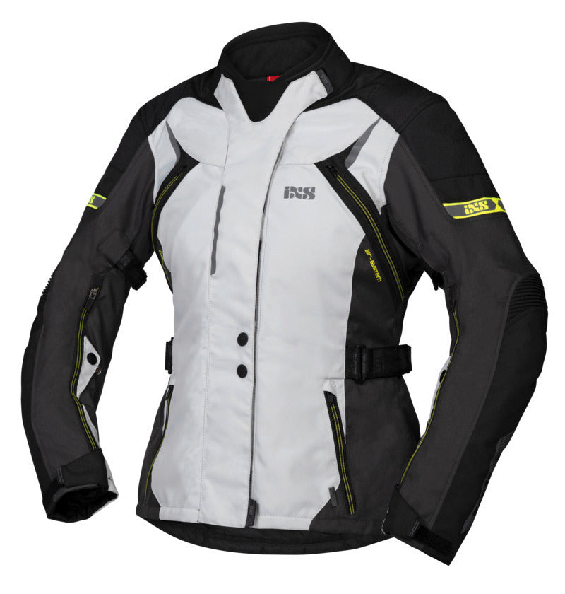 IXS / イクス レディース ジャケット Tour Liz-ST グレー-ブラック-イエロー X55050-935