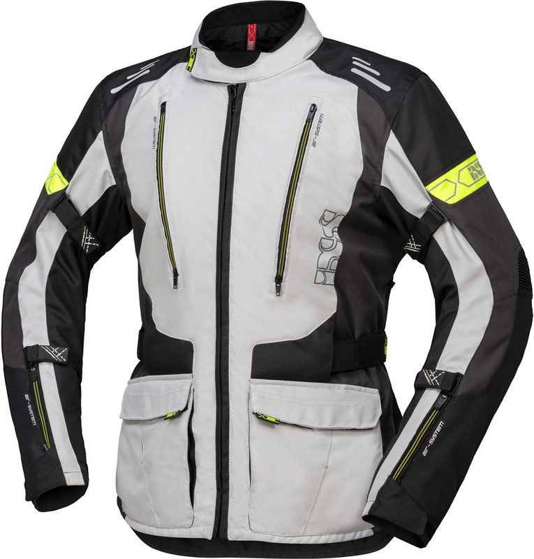 IXS / イクス Tour Jacket Lorin-St Grey-Black-Yellow Neon | X55051-935