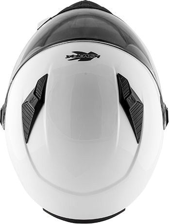 Kappa KV27 Denver Basic Full-face helmet in thermoplastic material Glossy White | HKKV27BB910