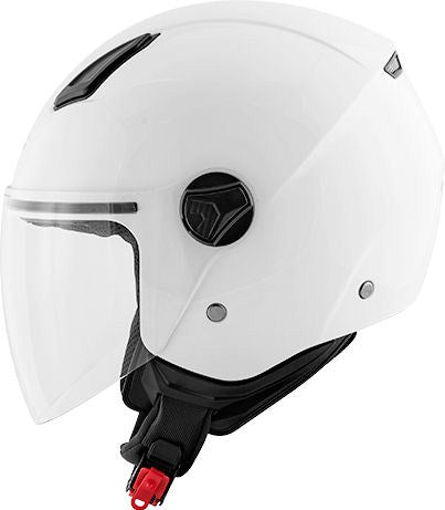 Kappa KV28 Miami Basic Demi-Jet helmet in thermoplastic material Glossy White | HKKV28BB910