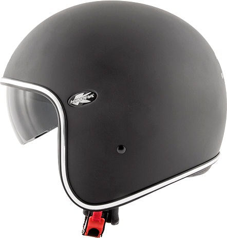 Kappa KV29 Philadelphia Basic Jet helmet in composite fibers Matt Black | HKKV29BN900