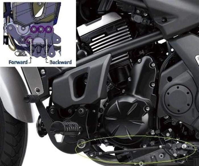 Kawasaki / カワサキ シフトロッド L=230mm (ロング) | 999940659