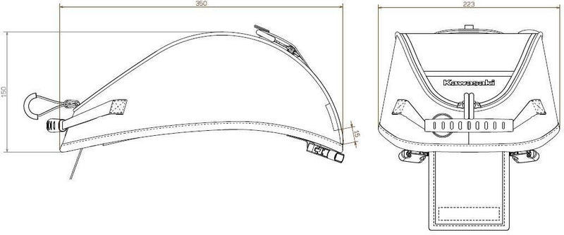 Kawasaki / カワサキ タンクバッグ | 999940803