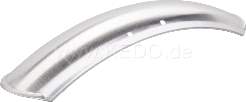 Kedo aluminum front fenders 'Shorty' for 19 blank including brushed aluminum brackets. | 22067