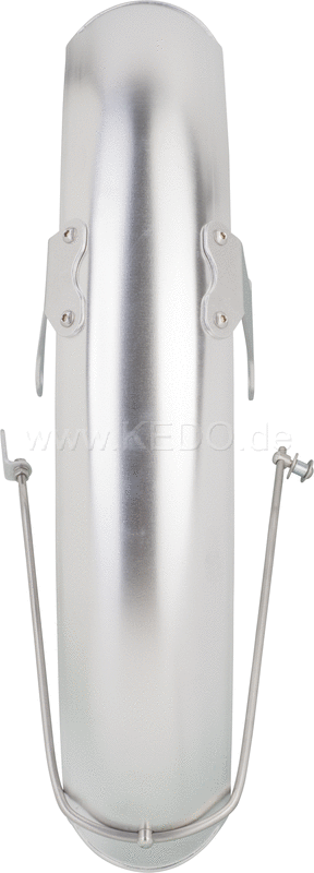 Kedo 19 aluminum front fenders 'Long' Blank incl Brushed aluminum brackets | 22095RE