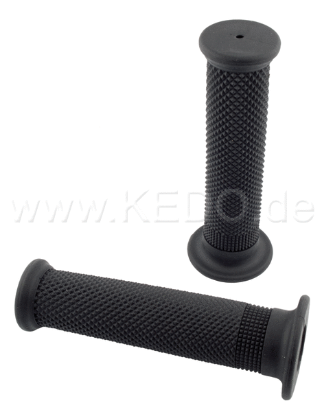 Kedo Handlebar Grip 'Karat midi' black 1 pair length 135mm d = 22 / 25mm Ccosed ends suitable for 22mm handlebars | 22101B