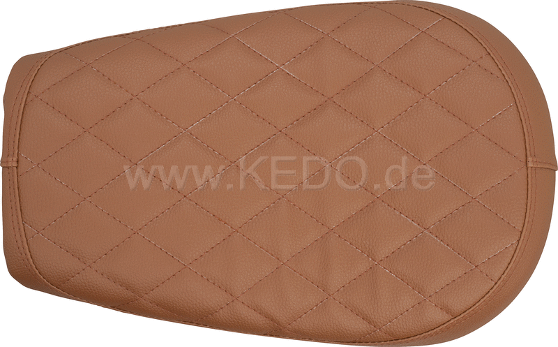 Kedo Solo Seat complete brown with hand-sewn Diamond pattern ready-to-mount | 22503