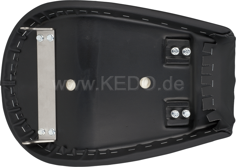 Kedo Solo Seat 'Gibbon Slap' design ready-to-mount Complete Black | 22589