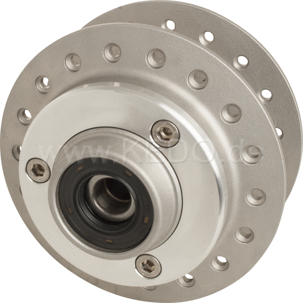 Kedo Aluminum Brake Disc Flange Cover including stainless steel bolts (replaces OEM plastic cover RH 1L9-25847-00). | 28160