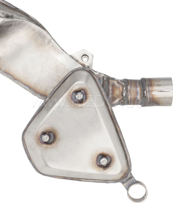 Kedo Replica Silencer Stainless Steel Not Treated with mounting spots for Heat Shields (OEM Shape Heat Shields not included) | 29170R