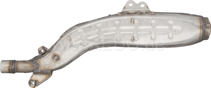 Kedo Replica Silencer Stainless Steel Not Treated with mounting spots for Heat Shields (OEM Shape Heat Shields not included) | 29171R