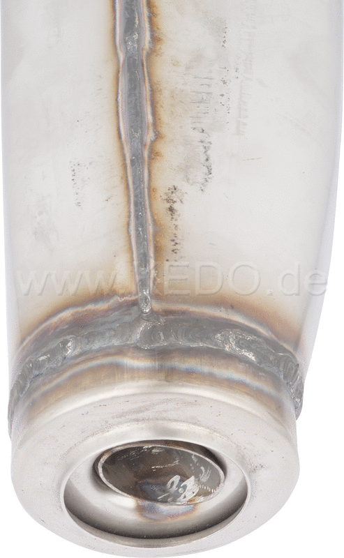 Kedo Replica Silencer Stainless Steel Not Treated (OEM Shape WITHOUT Heat Shields) | 29177R