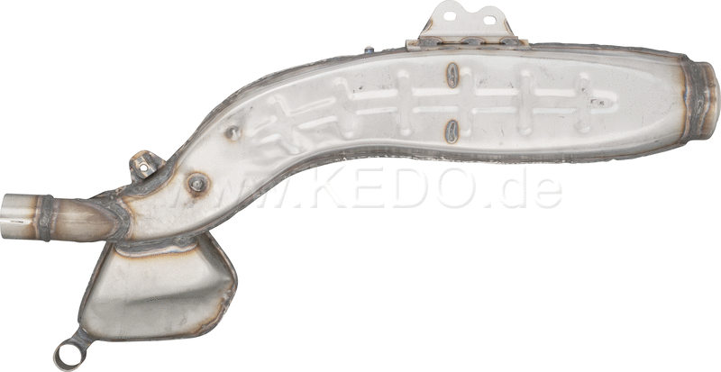 Kedo Replica Silencer Stainless Steel Not Treated (OEM Shape WITHOUT Heat Shields) | 29177R