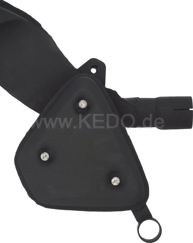 Kedo Replica Silencer Stainless Steel w special high-temp.. Coating (black) (OEM shape without Heat Shields) | 29256RP
