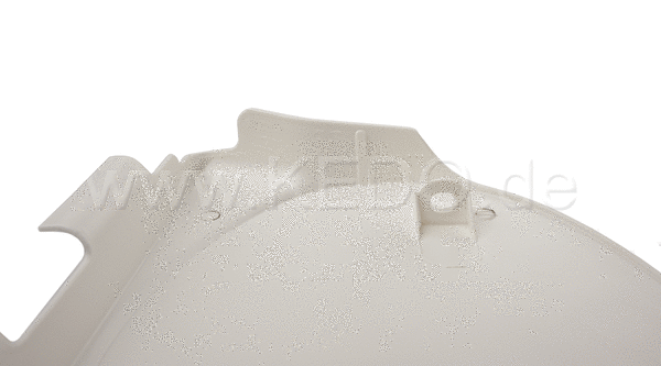 Kedo Replica Side Cover left white (without decal) OEM reference # 583-21711-00 | 29313