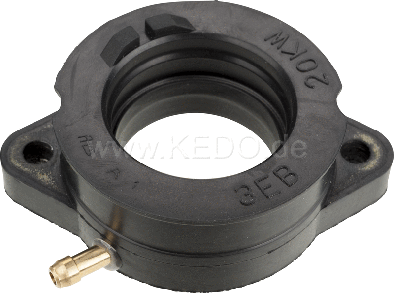 Kedo Intake Manifold (Unrestricted version approx 30-32HP with Vacuum Fitting for Genuine BST34 Flat Slide Carburettor.) Improved design Clamp see item 91826 | 29337