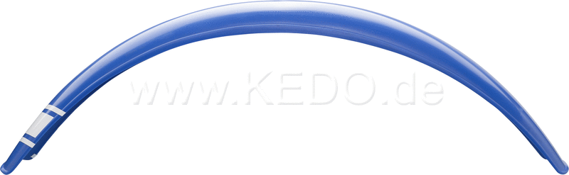 Kedo Trial Front Wheel Fender style engine blue colored dim. approx .: 740mm long 100mm wide max. 135mm radian measure incl. SpeedBlock decal | 30077B
