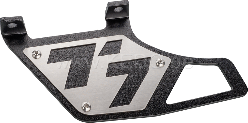 Kedo Mounting T7 Chain Guide T7 aluminum black plastic coated with stepped stainless steel cover incl material | 31048-T7