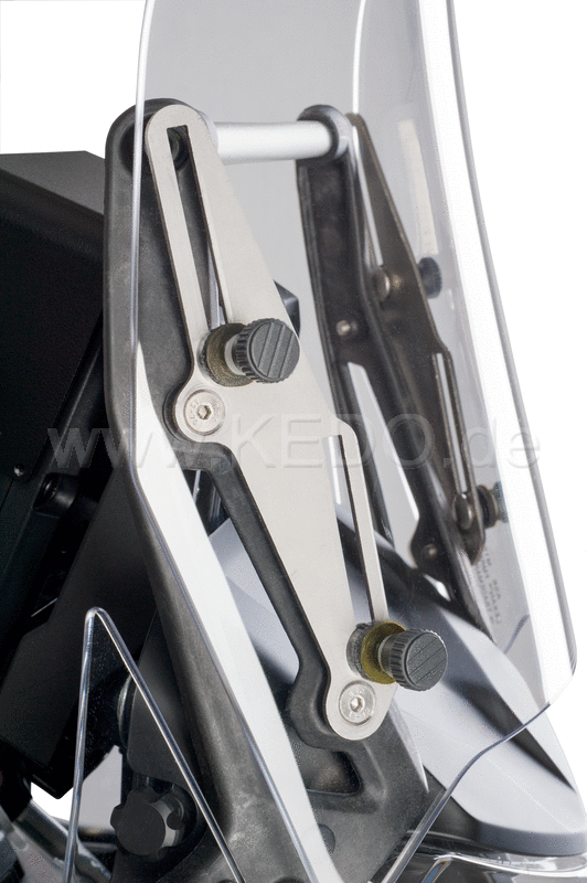 Kedo Windshield adapter high-Up tool- and stepless adjustment of the OEM windshield up to + 55mm compl. incl. instructions ideal for tall people | 31049