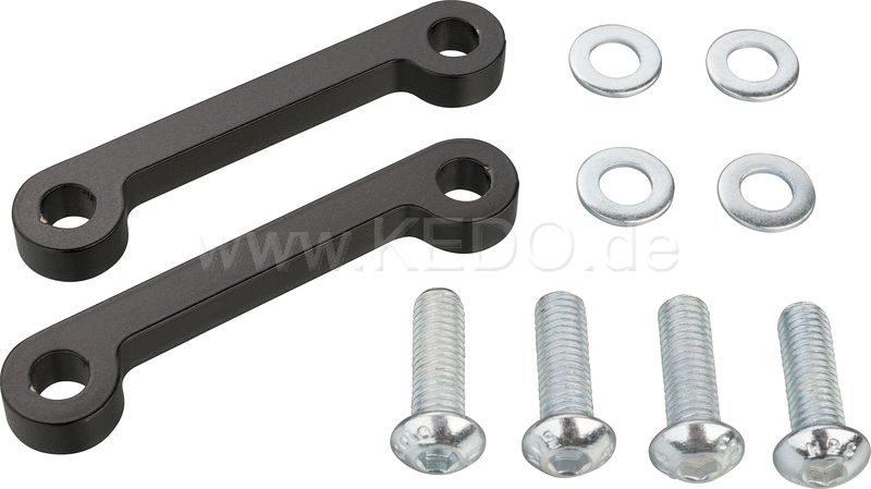 Kedo T7 Passenger footpeg Lashing Bracket covers the holes used as a lashing option for luggage or transportation stainless steel 8mm | 31050