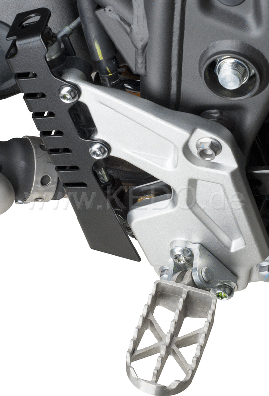 Kedo T7 Cover for Rear Brake Master Cylinder Full 2mm aluminum black coated offers reliable protection easy installation ready for mounting | 31051