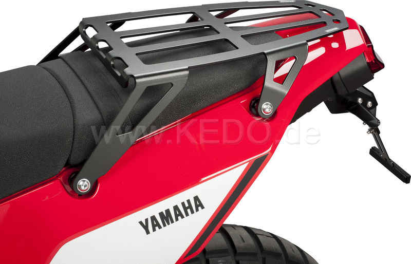 Kedo T7 aluminum luggage rack 4mm aluminum black coated light and stable for operation person-one for soft luggage up to 5kg | 31055