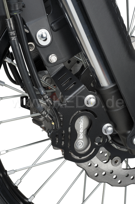 Kedo T7 Front Brake Caliper Cover left / right 2.5mm stainless steel black coated reliable protection easy mounting delivered ready to mount | 31080