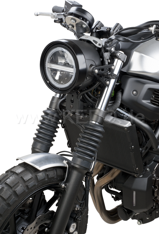 Kedo Head Light Bracket Set NEO-CNC replace the original thick brackets incl 8mm mount for mini indicators stainless steel black coated | 33115