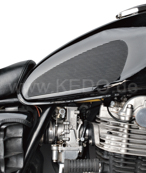Kedo Classic' tank pad black 1 pair (double-sided adhesive tape required) size approx. 25.5 cm x 9 7cm | 40171