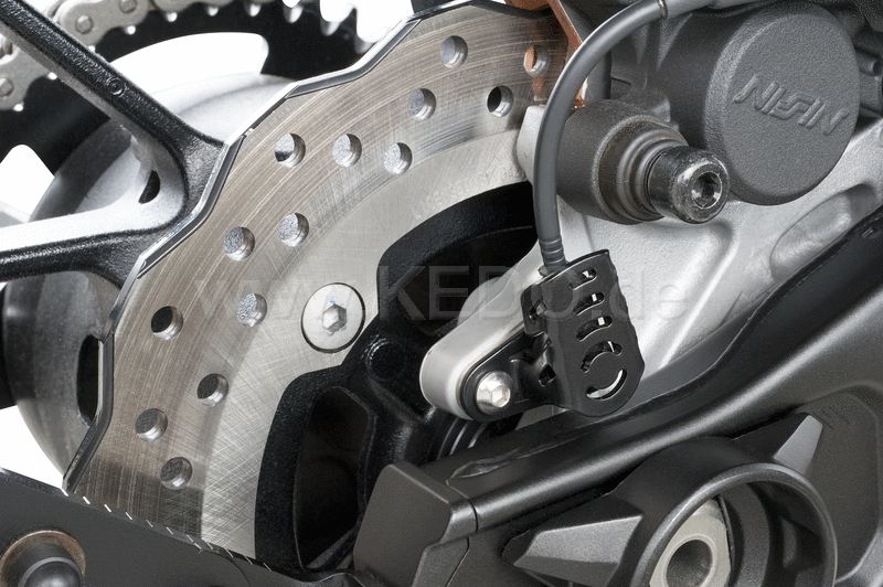 Kedo ABS Sensor Protection cover Rear stainless steel black coated | 40235