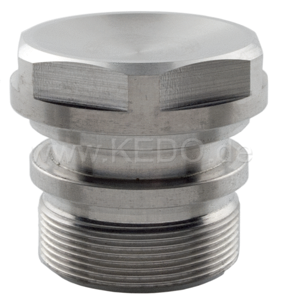 Kedo Aluminum Top Fork groove Piece 1 (Hexagon Head 32mm Concave / Dished without O-ring) | 40575
