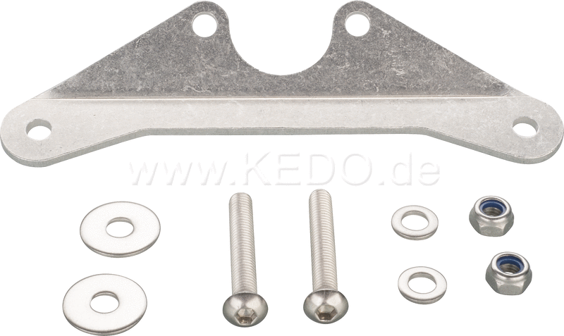 Kedo Classic Speedometer Bracket for OEM instrument aluminum including mounting material.. Reloaction of main switch Necessary see item 41289 / 41210-01 | 40621