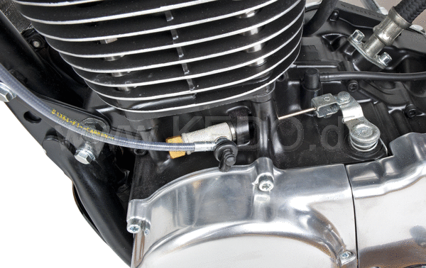 Kedo Hydraulic Clutch Kit (HYMEC) fits genuine assemblies and cables with mirror thread equal to 120 cm cable length lever color : Silver | 40673