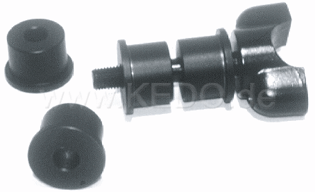 Kedo Top Yoke Bushings (Massive) for Handlebar Clamp Black Plastic Set of 4 | 40700