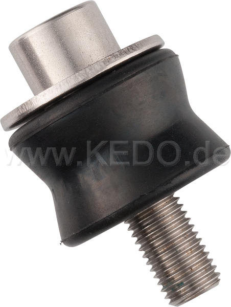 Kedo Silencer Mounting Kit Stainless Steel (Allen Screw M10x1.25 40mm 10x29mm Washer Bushing and Rubber) | 40724