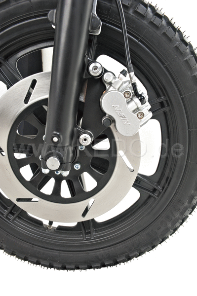 Kedo Stainless Steel adapter (Unpainted) for 2-Piston Brake Caliper (E.G. XT600E Brake Caliper Mounting Holes 70mm) incl Bolts & Manufacturer's Declaration | 40755