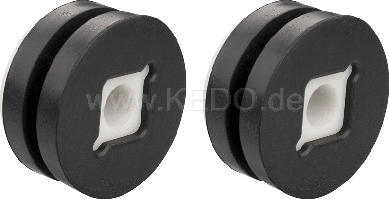 Kedo Headlight Mounting Kit 4x rubber 2x sleeve for mounting the headlight on the headlight brackets (suitable for original metal and plastic headlights) | 41394