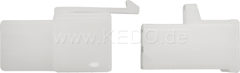 Kedo 4-Way Connector / Housing-Set with snap-in nose incl 2x4 Connector Type 250th | 41552-4