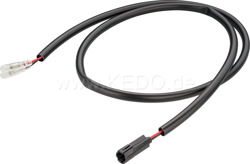 Kedo Adapter Cable for Accessory License Plate Light YAMAHA system connector to Japan bullet connectors length approx. 100cm | 41644