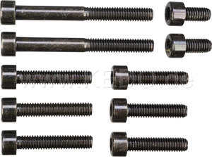 Kedo Replica M6 Allen Screw Set for Cylinder Cylinderhead + 8.8 Black Zinc Coated | 42015S