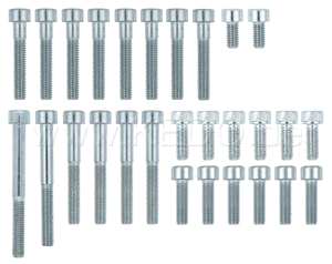 Kedo M6 Allen Screw Set 8.8 Crankcase Contains All Screws For Crankcase Oilsump Oillabyrinth Cable Guide Oilline | 42016